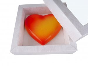 XXL čokoládové srdce v krabici